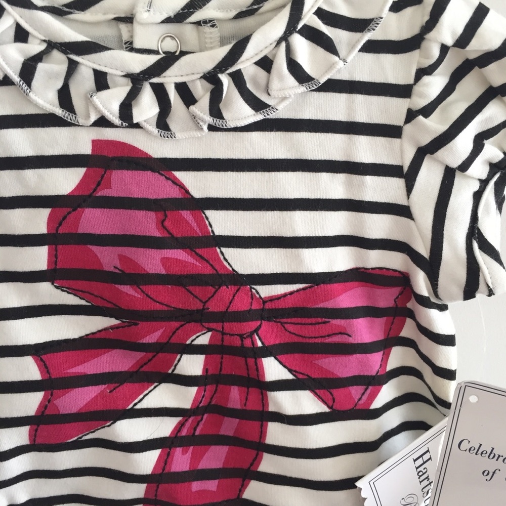 NWT HARTSTRINGS RUFFLE SHORT SLEEVE TOP - Picture 2 of 2